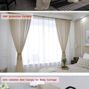 Silver Net Canopy Fabric