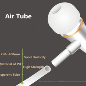 Air Tube Earphones with low EMF