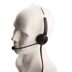 Air Tube Caller Headset With Low EMF