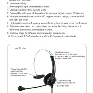 Air Tube Caller Headset With Low EMF