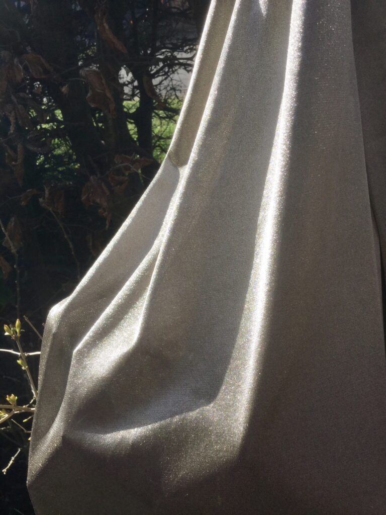 Silver Blanket and Scarf