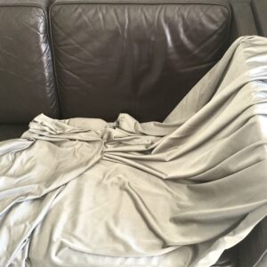 Silver Blanket and Scarf