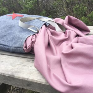 EMF beskyttende tørklæde og tæppe i et