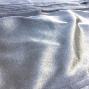 Silver Shiny Hooded Cardigan